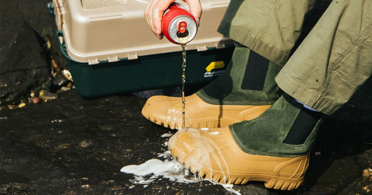 "THROWING FITS X DIEMME BALBI GREEN SUEDE" น้ำไม่กลัว ฝนไม่หวั่น พร้อม